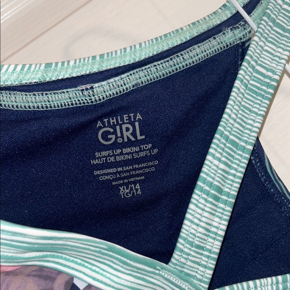 Athleta Girl Surfs Up Tankini 3 pieces, Size XL (14) - Picture 10 of 11